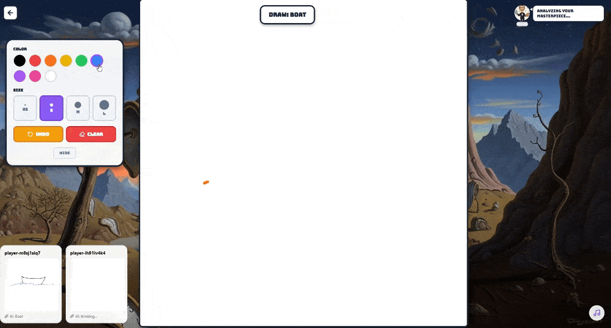 Drawing metamorphosis - a butterfly emerging from a cocoon