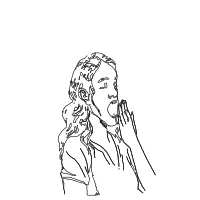 yawning