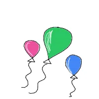 balloon floating away