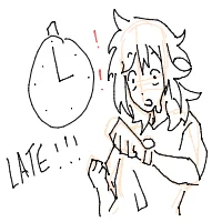 running late