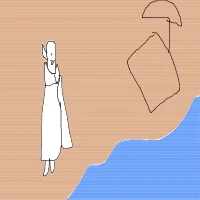 vampire at beach