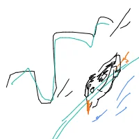 penguin sliding