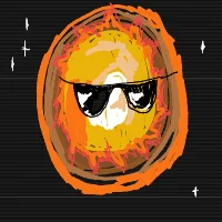 sun wearing sunglasses