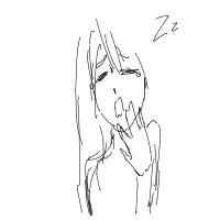 yawning