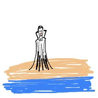 vampire at beach